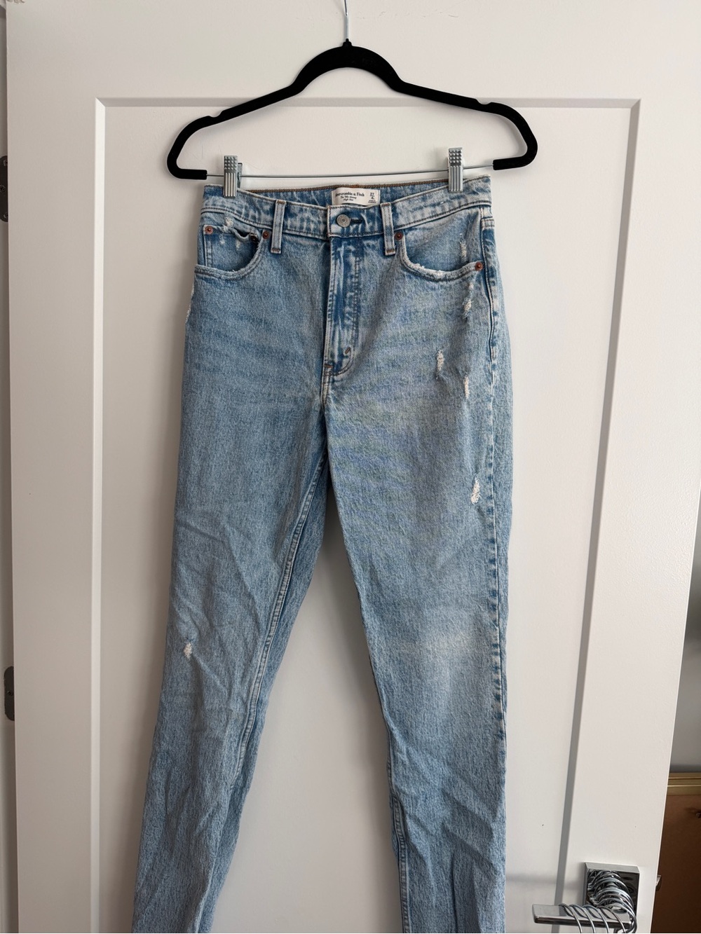 Abercrombie & Fitch Light Blue High-Rise Jeans